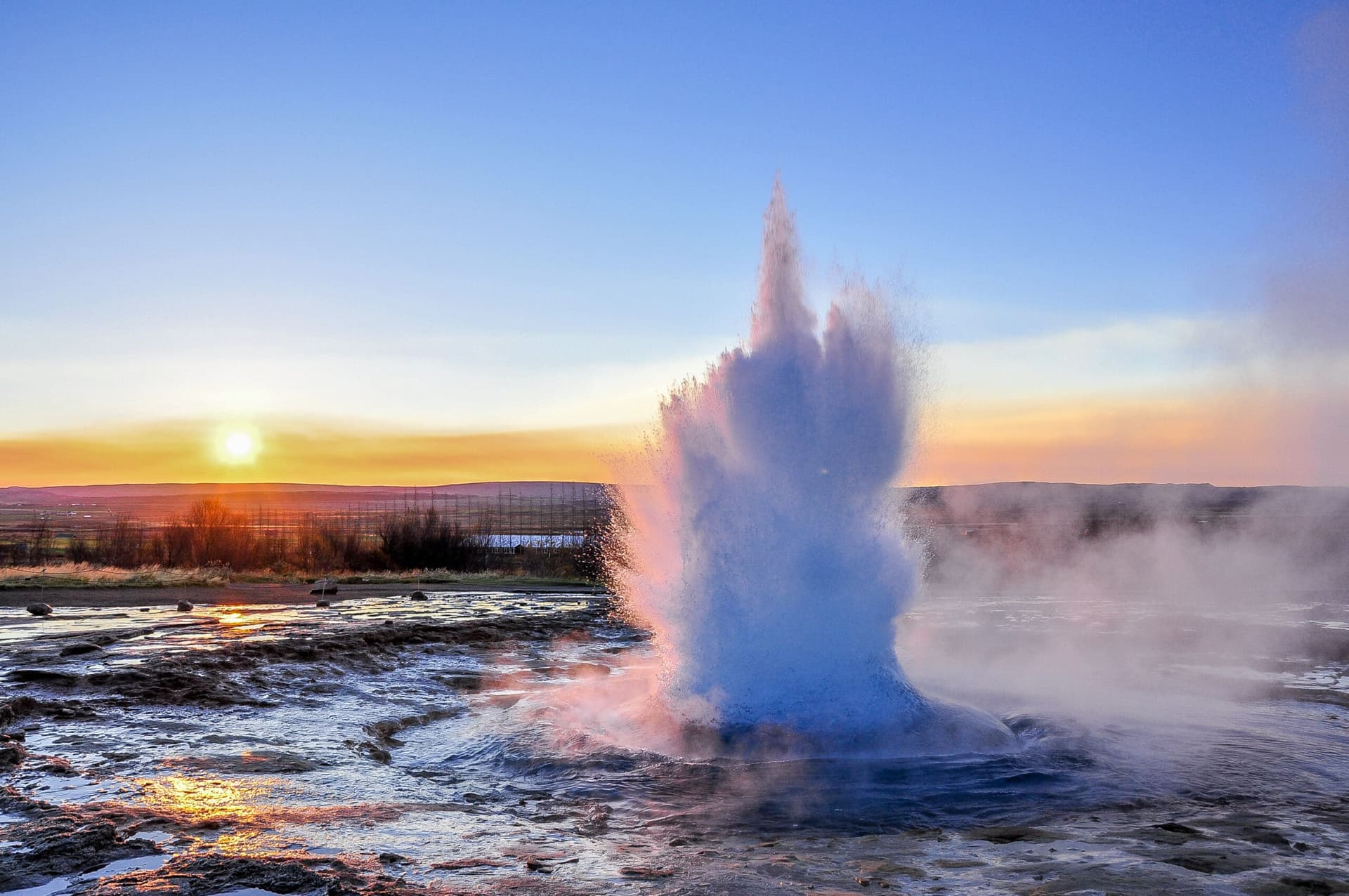 Geyser & source chaude