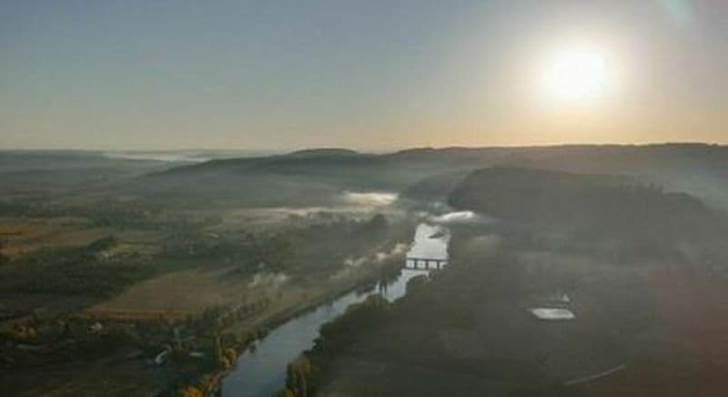 Vol en montgolfière survol de la Dordogne