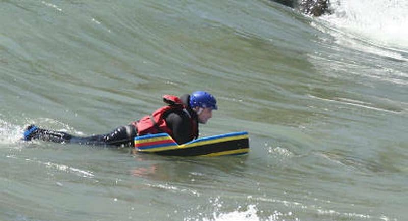 Descente en Hydrospeed au Pont des Grottes