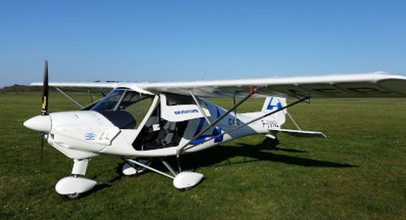 Vol sur 2 ULM au-dessus de Saint Emilion