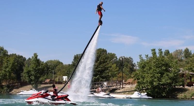 Initiation au Flyboard sur le Rhône près de Lyon