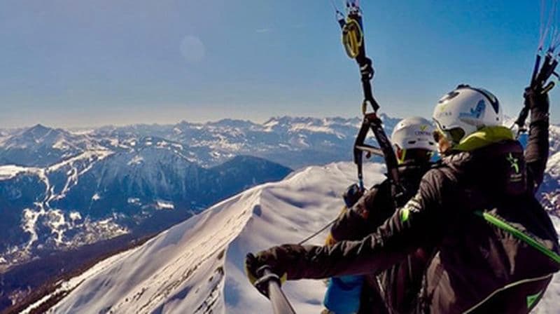 Baptême en parapente à Chamonix