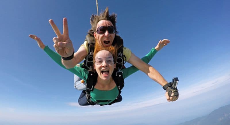 Saut en parachute à Domme près de Périgueux