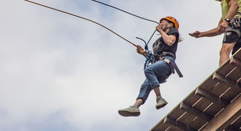 Saut pendulaire à Millau