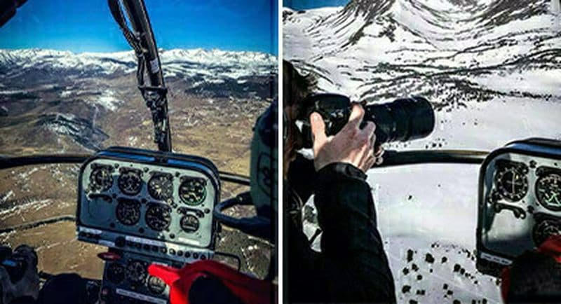 Baptême en hélicoptère près de Font-Romeu