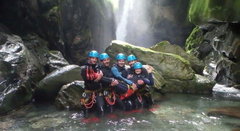 Canyoning à Vicdessos dans l'Ariège près de Foix