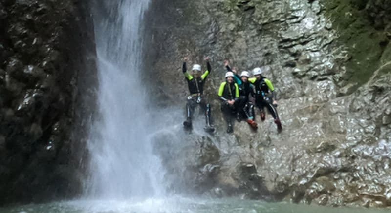 Journée canyoning près d'Annecy - Canyon d'Angon