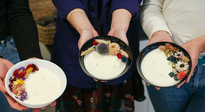 Atelier de fabrication de votre bougie parfumée à Paris 18ème