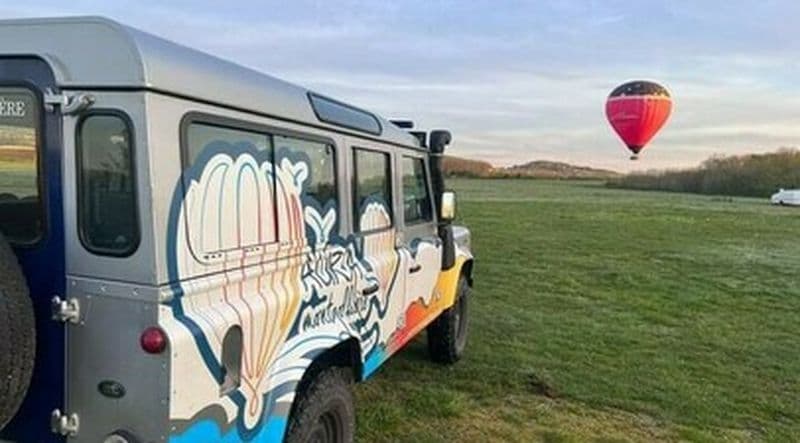 Vol en montgolfière au-dessus du Beaujolais