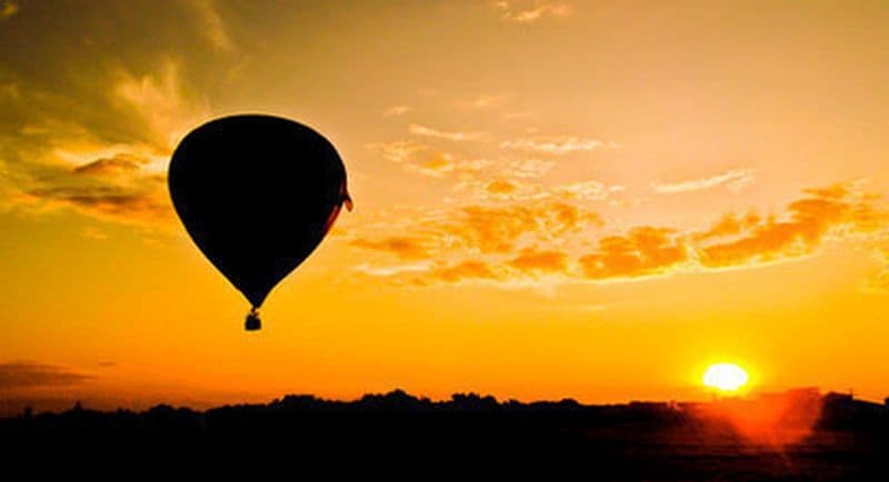 Vol en montgolfière près de Gerberoy en Picardie