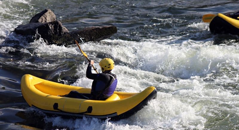 Canoraft près de Pau