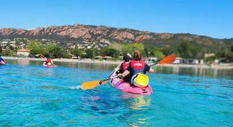 Randonnée en Canoë Kayak sur la Côte d'Azur au départ de Saint-Raphaël