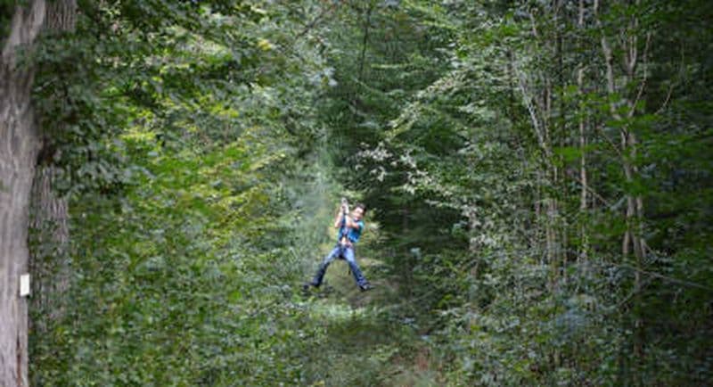 Parcours d'Accrobranche à Seine-Port près de Melun