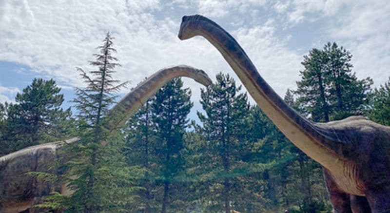 Parc d'attractions sur le thème des dinosaures à Mende