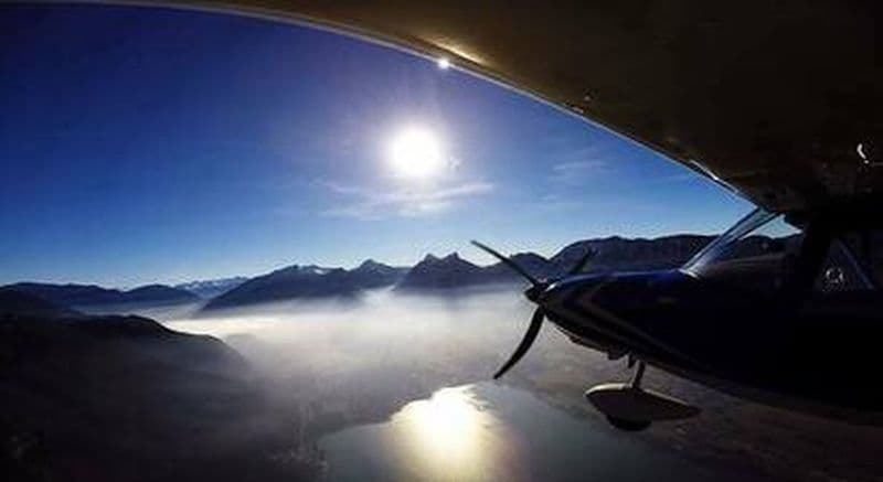 Baptême de l'air en ULM Multiaxe à Annecy