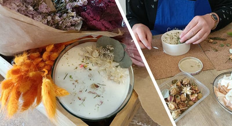 Création d'une bougie végétale à Nantes