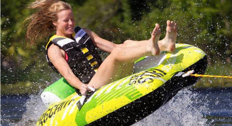 Bouée tractée dans le Bassin d'Arcachon