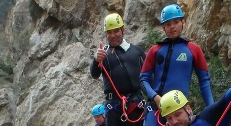 Canyoning à Termes dans l'Aude près de Carcassonne