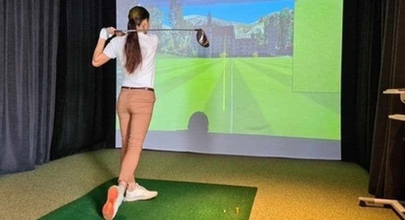Cours particulier de golf sur simulateur à Castelsarrasin