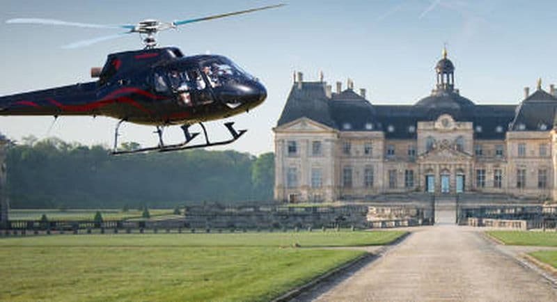 Baptême en hélicoptère près de Paris - Châteaux de l'Essonne