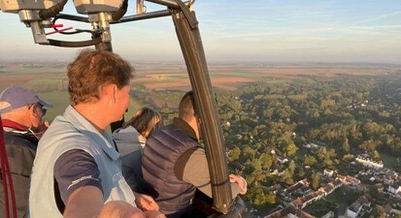 Vol en montgolfière à la découverte des châteaux de l'Essonne