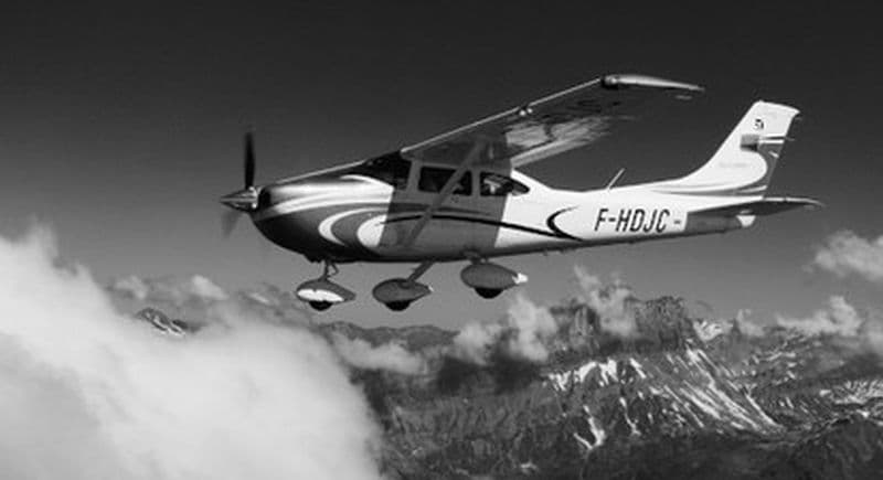 Baptême de l'Air en Avion depuis Annecy et vol au dessus du Lac Leman