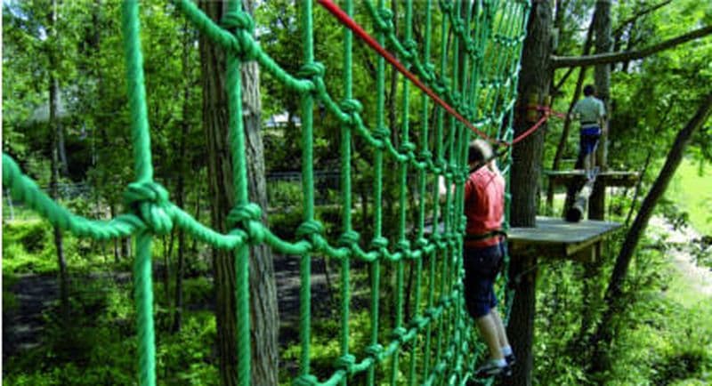 Accrobranche à Saint-Nectaire