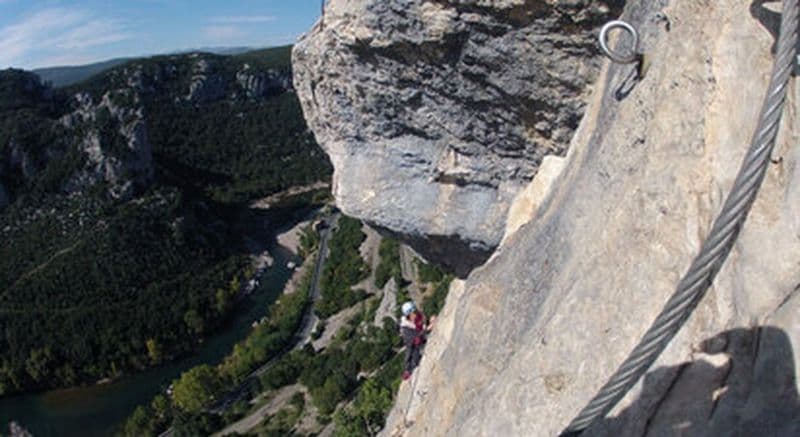 Via ferrata du Thaurac près de Montpellier