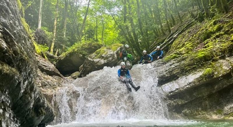 Canyoning à Angon près du lac d'Annecy