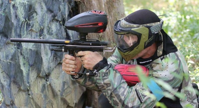 Partie de paintball près de Paris