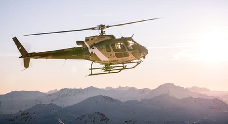 Vol en Hélicoptère depuis Les Arcs - Vol au dessus du Massif du Mont Blanc