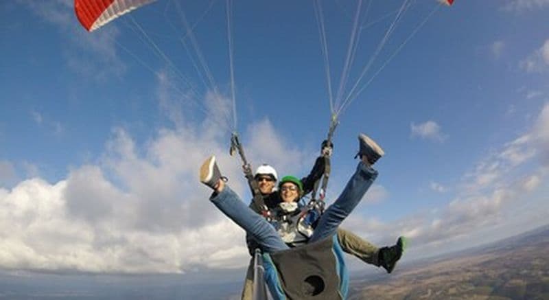 Baptême de voltige en parapente à Millau