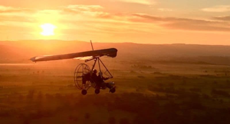 Baptême de l'air en ULM Pendulaire près de Saint-Flour en Auvergne