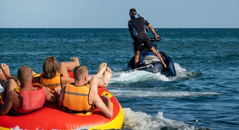 Bouée tractée à Gravon près de Melun