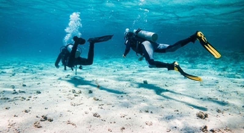 Baptême de plongée en fosse à Orléans - 2 plongeurs