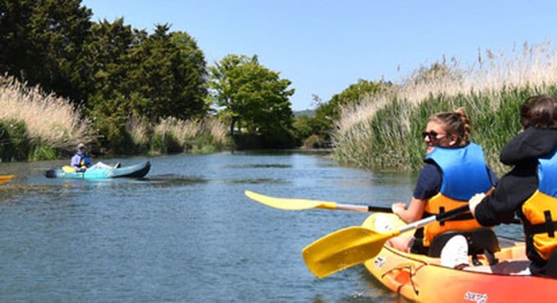 Descente de rivière en kayak à Saint-Arnoult près de Deauville