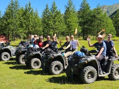 Excursion guidée en quad aux Orres, près du lac de Serre-Ponçon