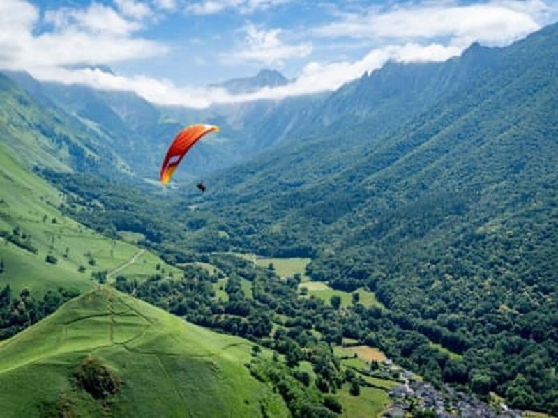 Vol en parapente biplace à Accous, Pyrénées Atlantiques