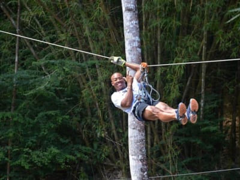 Parc aventure et accrobranche aux Trois-Îlets, Martinique