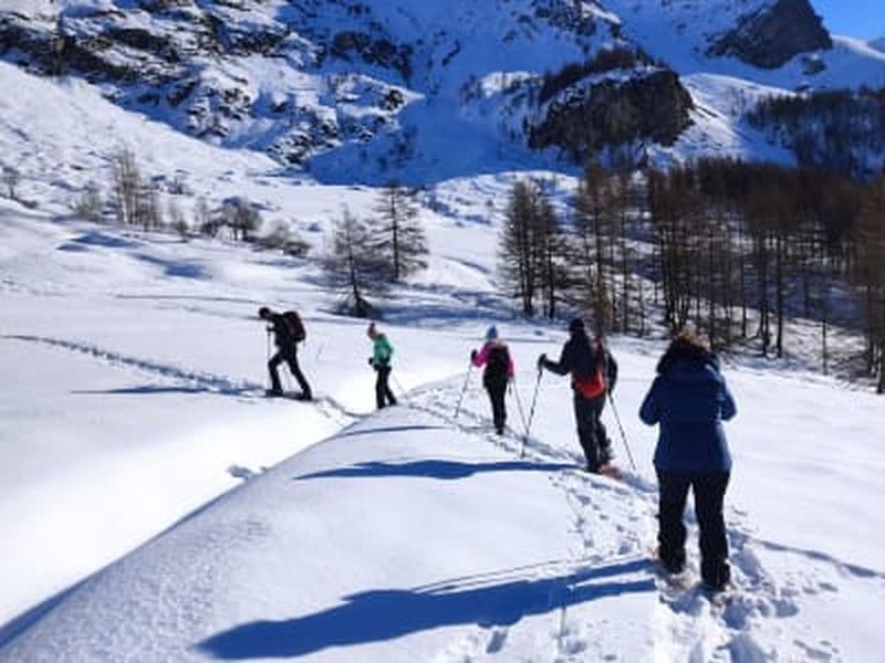 Randonnées raquettes à neige à Val d'Isère