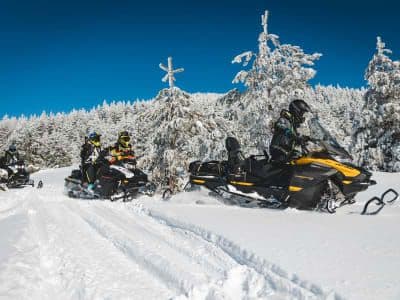 Excursion en motoneige à Kolašin près du parc national de Biogradska Gora