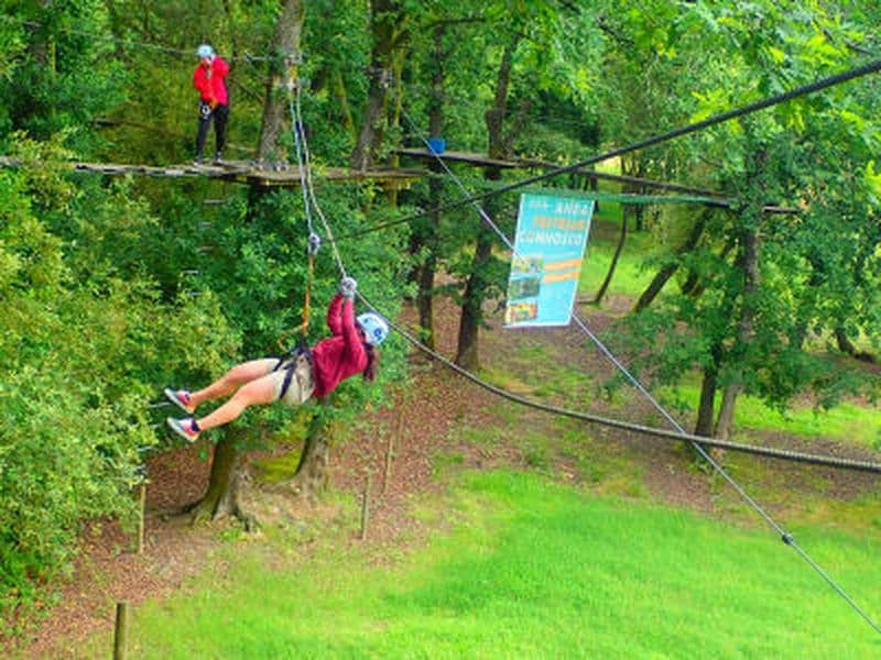 Zipline, Highropes et tir à l'arc à Ponte de Lima près de Porto