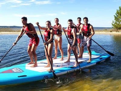Location de paddle géant à Biscarrosse depuis Navarrosse