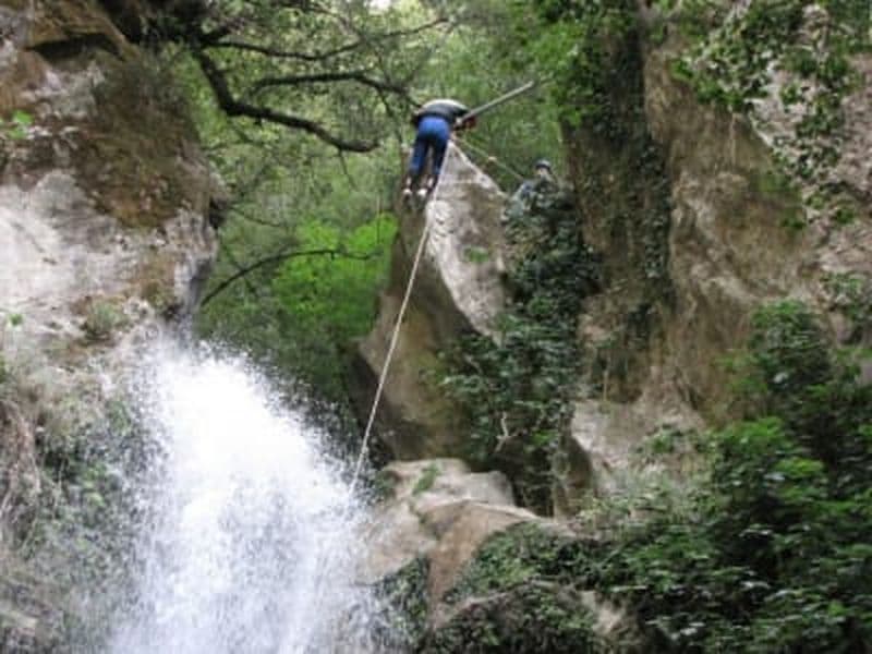 Canyoning aux gorges de Castiglione dans le parc national de Pollino