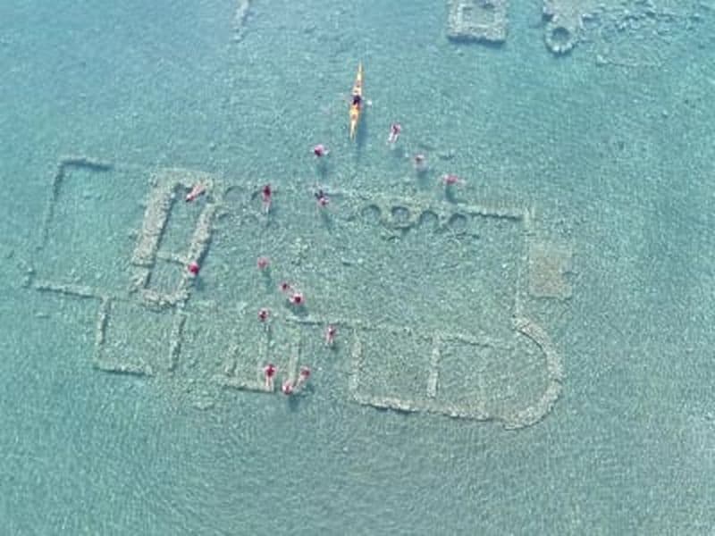 Excursion en kayak de mer dans la cité engloutie d'Epidaure depuis la plage de Yialasi