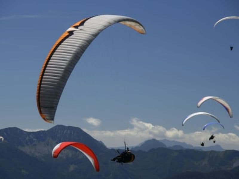 Vol en parapente en tandem au-dessus du Grand Paradis près d'Aoste