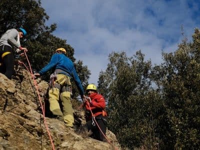 Escalade en grande voie au Pilier Saint-Martin dans les Pyrénées-Orientales