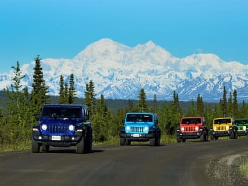 Excursion guidée en jeep le long de la chaîne de montagnes de l'Alaska, sur la route de Denali