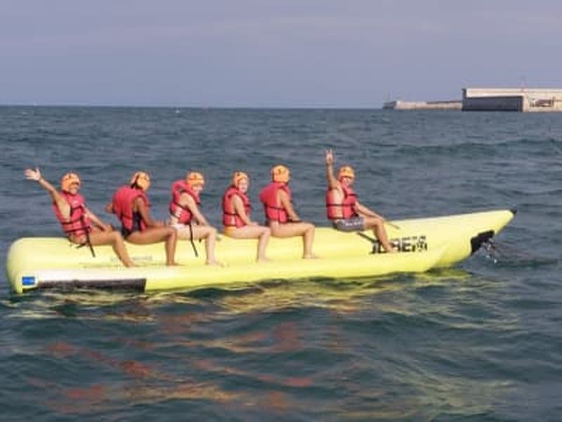Tour de bouée tractée depuis la marina de Valence