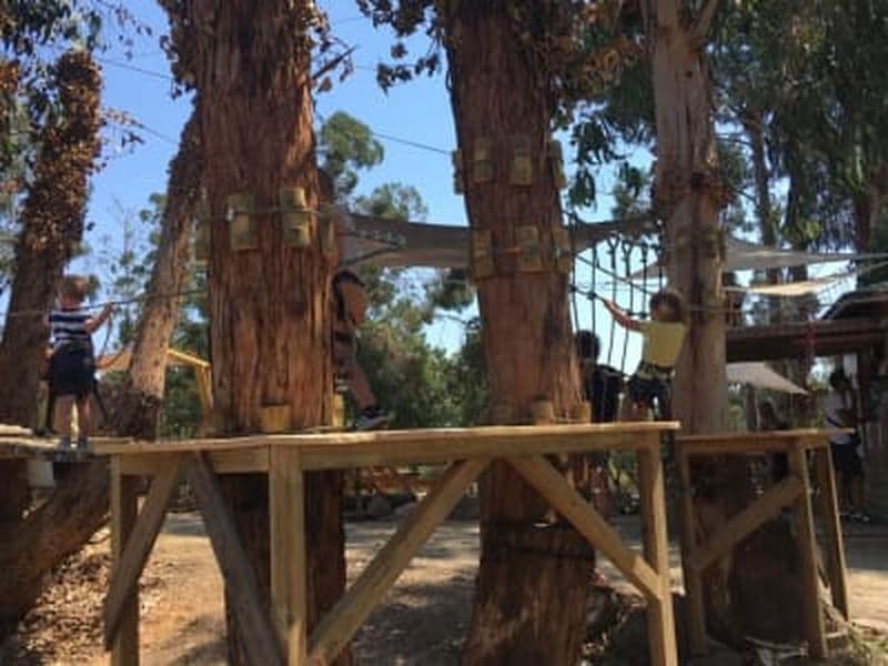 Parc accrobranche à Solenzara, Corse